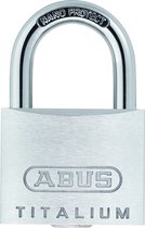 ABUS Hangslot titalium - 20mm - aluminium/beugel gehard staal met NANO-Protect (Verpakt in blister 2 stuks)