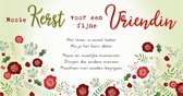 Kaart - Kerst - Intense - Mooie kerst voor een fijne vriendin - KIP36-A