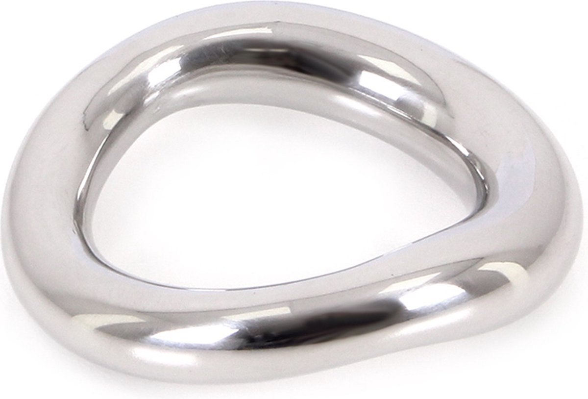 Goedkoopste Golvende RVS Cockring voor perfecte fit - Ø 50 mm
