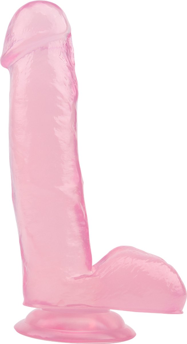 Goedkoopste Dildo met zuignap 17,5 cm - roze