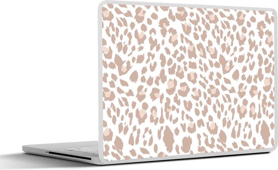 Laptop sticker - 14 inch - Panterprint - Pastel - Vlekken - 32x5x23x5cm - Laptopstickers - Laptop skin - Cover