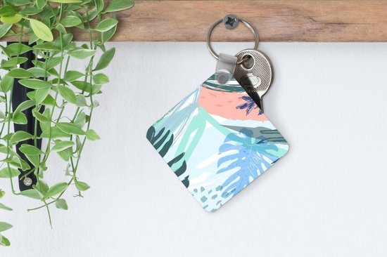 Porte-clés - Cadeaux à distribuer - Été - Blauw - Vert - Plastique