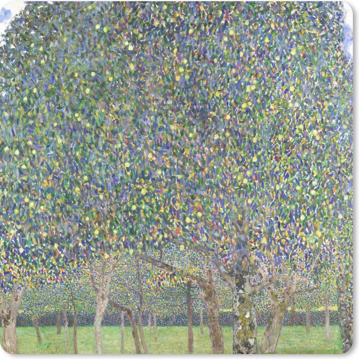 Muismat 30x30 cm - Mousepad Een perenboom - Gustav Klimt - Muismatten