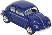 Metalen Volkswagen Klassieke Kever 1967: Blauw 6,5 cm