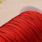 Polyester koord rood 1.5 mm, +/- 150 meter