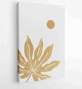 Canvas schilderij - Design for packaging design, social media post, cover, banner, Wall arts, Gold geometric pattern design vector 2 -    – 1813304956 - 80*60 Vertical