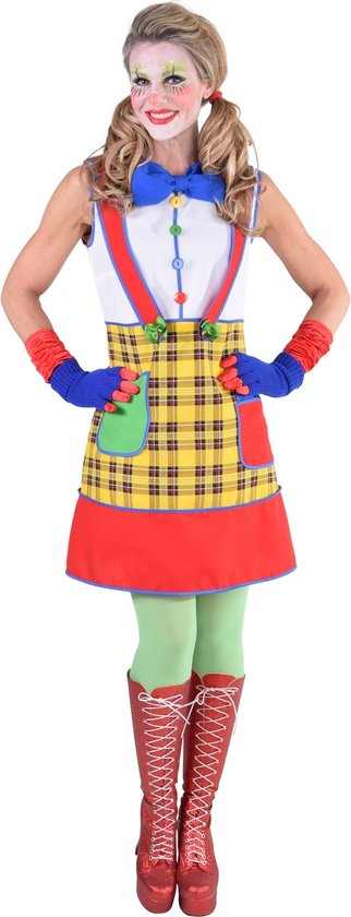 Costume de clown et bouffon | Clown moche Pippi | Femme | Grand | Costume de carnaval | Déguisements