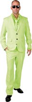 Magic By Freddy's - Glitter & Glamour Kostuum - Cool Men In Green - Man - Groen - XL - Carnavalskleding - Verkleedkleding