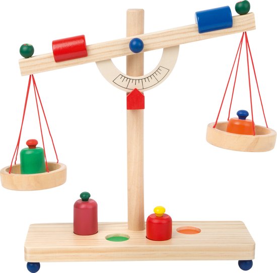 Weegschaal met gewichtjes - Houten speelgoed vanaf 3 jaar | bol.com