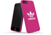 Apple iPhone 7 Hoesje - adidas OR - Moulded Canvas Serie - Hard Kunststof Backcover - Roze - Hoesje Geschikt Voor Apple iPhone 7