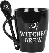 Something Different - Witches Brew Mok/beker met lepel set - Zwart