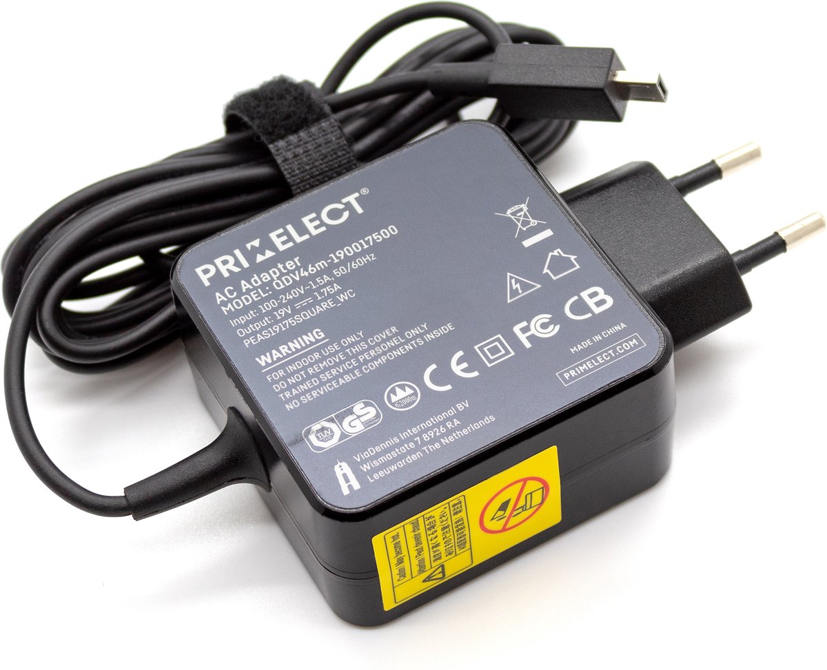 Laptop oplader 33W geschikt voor Asus EeeBook TP200