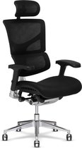 X-Chair bureaustoel X3 Zwart met hoofdsteun
