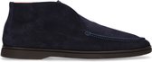 Sacha - Heren - Donkerblauwe loafers met zwarte zool - Maat 43