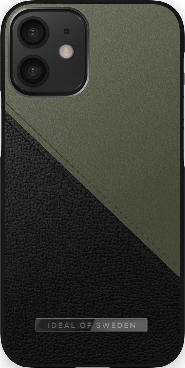 Ideal of Sweden Atelier Case Unity iPhone 12 Mini Onyx Black Khaki