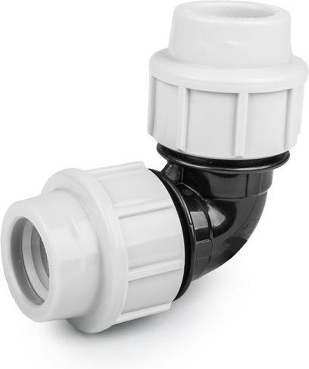 Knie 90� voor PE/tyleen - 32mm - 16 bar