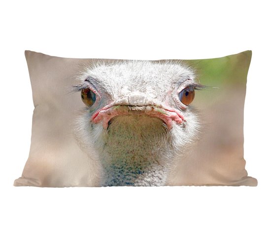 Coussin tête d'animal - moutarde