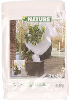 Plantenhoes/winterafdekvlies tegen vorst wit 2x5 meter 60 g/m2 - Winterhoes voor planten - Anti-vorst beschermhoes planten