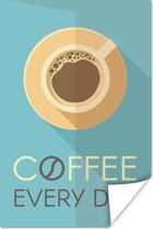 Café Coffee tous les jours 20x30 cm - petit