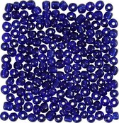 Rocailles kobalt blauw 25 gram