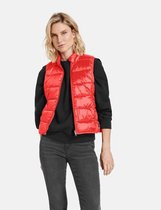 TAIFUN Dames Omkeerbare bodywarmer met glanseffect Electric Red-46