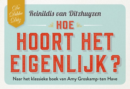 Hoe hoort het eigenlijk? - cover