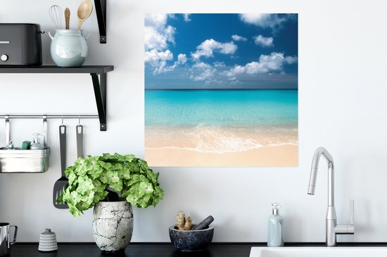 Affiche Été - Plage - Curaçao - 50x50 cm
