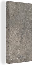 Toile Peinture Murale - Béton - Grijs - 40x80 cm - Décoration murale