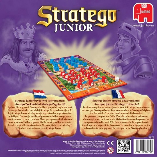 Thumbnail van een extra afbeelding van het spel Spellenbundel - 2 Stuks - Stratego Junior & 30Seconds