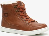 Blue Box hoge jongens veterboots - Cognac - Maat 31