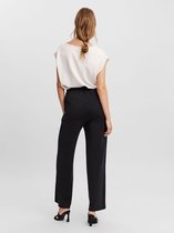 Vero Moda VMSILKY  H/W DETAIL PANT Black Dames Broek - Maat S