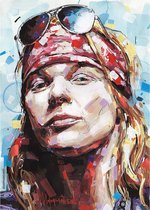 Axl Rose - Guns N’ Roses - Canvas - 50 x 70 cm