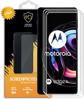 3-Pack Motorola Edge 20 Pro Screenprotectors - MobyDefend Case-Friendly Screensaver - Gehard Glas - Glasplaatjes Geschikt Voor Motorola Edge 20 Pro