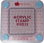 Woodware Acryl Stempel - Acrylic Stamp Press - 12cm x 12cm - Grid