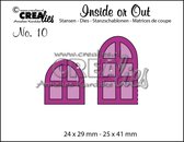 Crealies Inside or Out cutting die no.10 window and door
