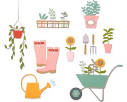 Thinlits die Garden shed - Sizzix