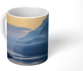 Mok - Fjorden in Noorwegen zonsopkomst - 350 ML - Beker