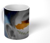 Mok - Koffiemok - Vlag van Cyprus - Mokken - 350 ML - Beker - Koffiemokken - Theemok