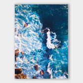 Artistic Lab Poster - Wild Ocean Plexiglas - 70 X 50 Cm - Multicolor