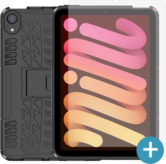 iPad Mini 2021 hoes Rugged Heavy Case met standaard Met
