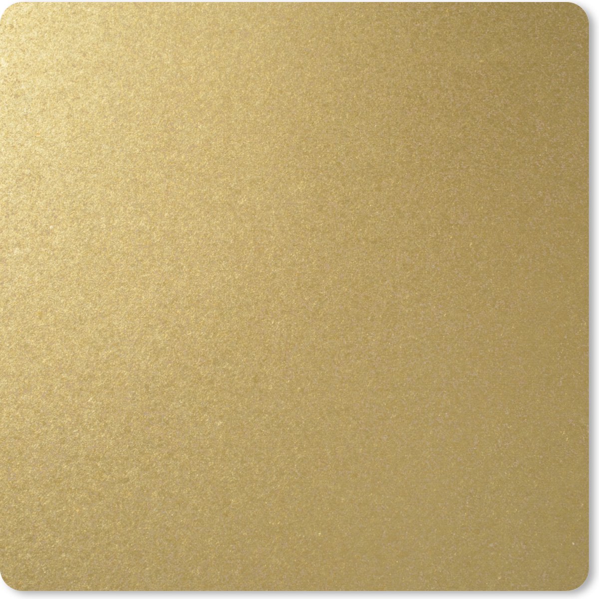 Muismat 20x20 cm - Mousepad Goud - Metaal - Luxe - Design - Muismatten