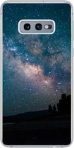Geschikt voor Samsung Galaxy S10e hoesje - Sterren - Planeten - Melkweg - Jongens - Meisjes - Kinderen - Siliconen Telefoonhoesje