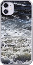 Geschikt voor iPhone 11 hoesje - Noordzee - Water - Golven - Siliconen Telefoonhoesje