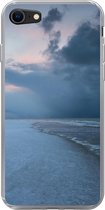 Geschikt voor iPhone 7 hoesje - Noordzee - Storm - Water - Siliconen Telefoonhoesje