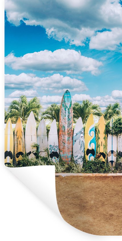 Hanger/wanddecoratie 3 surfplanken schelpen | Zus & Zo Oostburg
