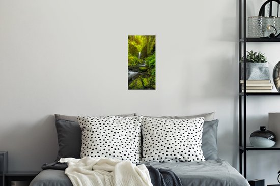 Stickers Stickers muraux - image jungle - 20x40 cm - Feuille adhésive