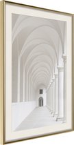 Poster White Colonnade 20x30