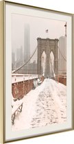 Poster Winter in New York 30x45