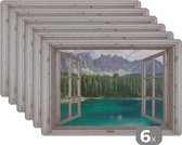 Set de table - Transparent - Italie - Berg - 45x30 cm - 6 pièces