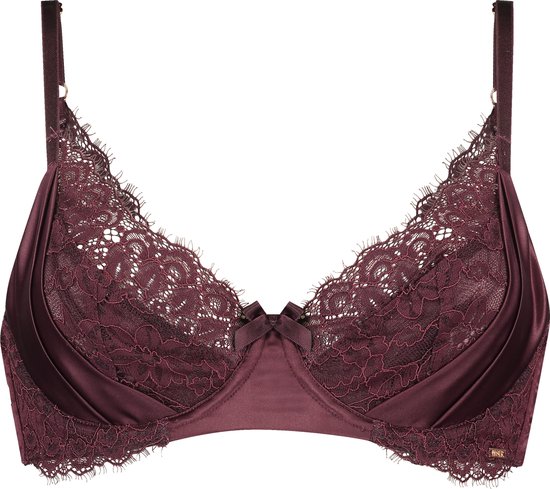 Hunkemöller Dames Lingerie Niet-voorgevormde beugel bh Nadia - Rood - maat B75